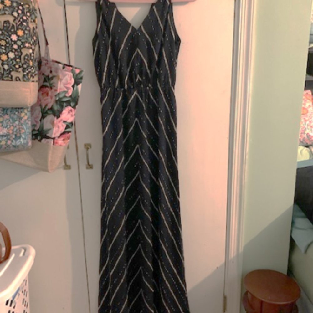 Navy Blue Maxi Dress NWT